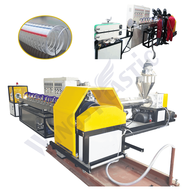 PVC Steel Wire Reinforced Hose Extruder Machine