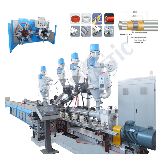PE - AL- PE Pipe Aluminum Plasic Composite Pipe Extrusion Machine
