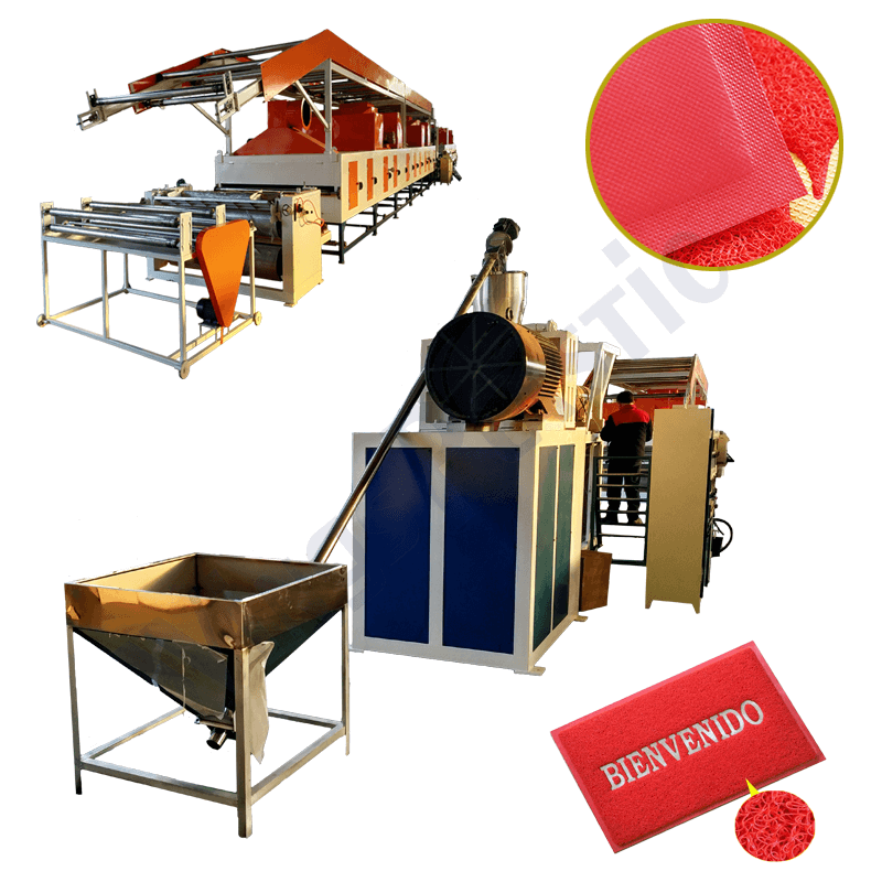 PVC Foam Backing Coil Door Mat Making Machine