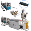 PE Plastic Spiral Corrugated Pipe Extruder Machine